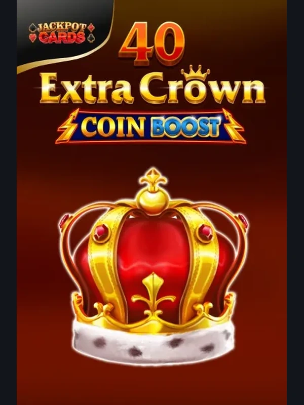 40 Extra Crown Coin Boost jackpot game at Rabona Casino