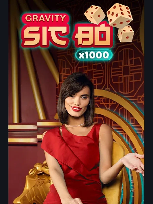Gravity Sic Bo live game at Rabona Casino