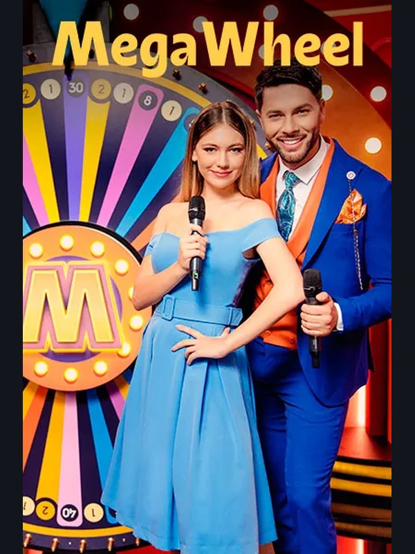 Mega Wheel live game at Rabona Casino