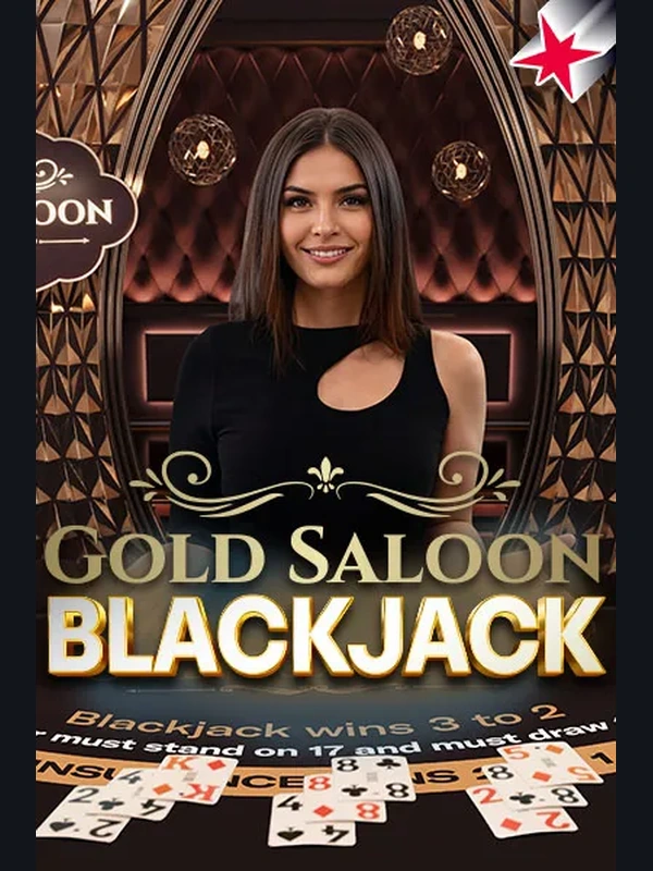 Gold Saloon Blackjack live game at Rabona Casino