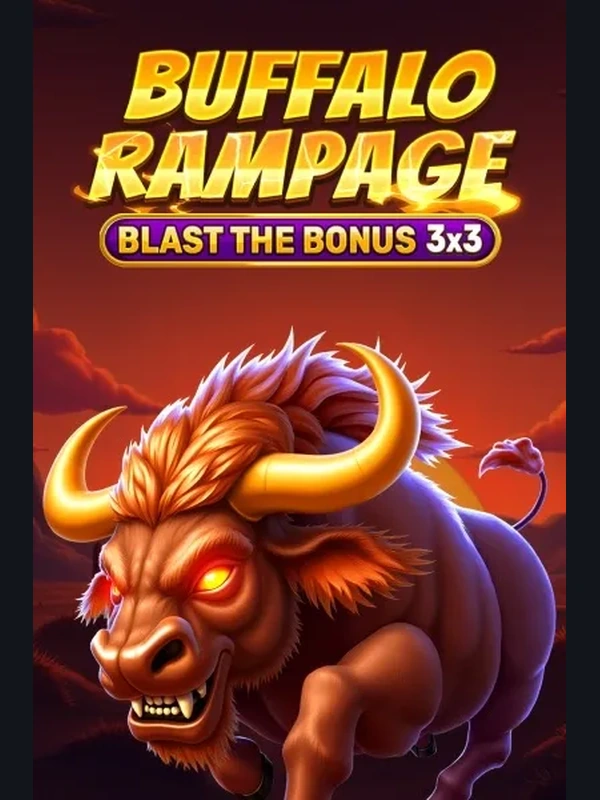 Buffalo Rampage Blast the Bonus 3x3 slot at Rabona Casino